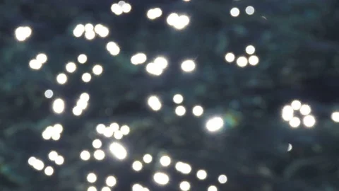Patterns of sunlight on the surface of the sea. Stock Footage 82846638