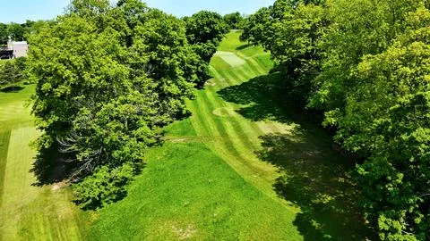 The Patterns - Sunnycrest Golf Course - Syracuse, NY 库存照片