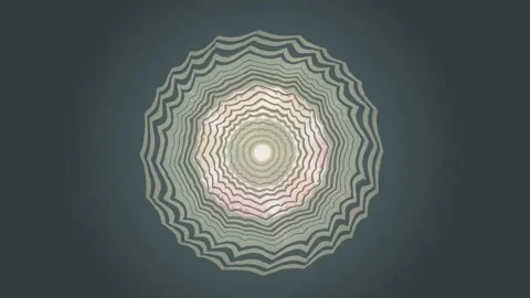 Patterns of waves forming a circular design in light 库存影片 337384915