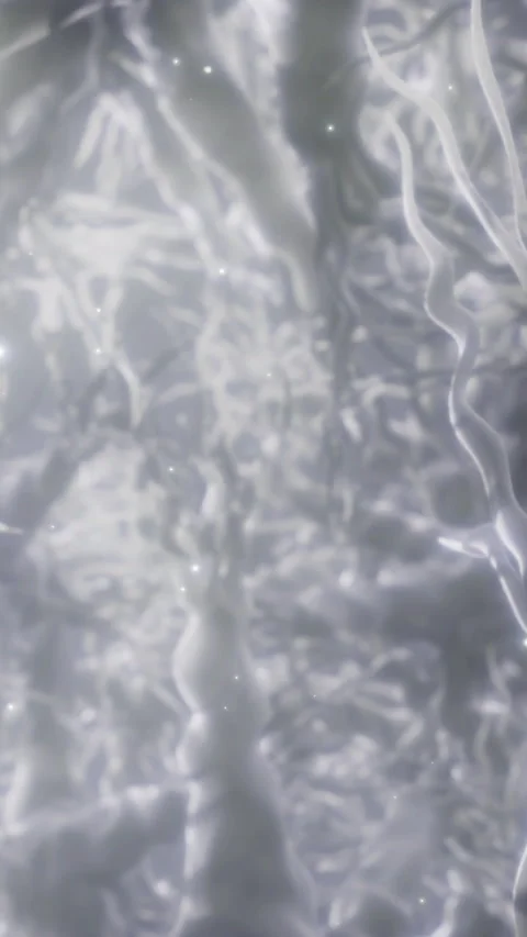 Patterns of white transparent shapes in a misty environment Vidéo 336025471