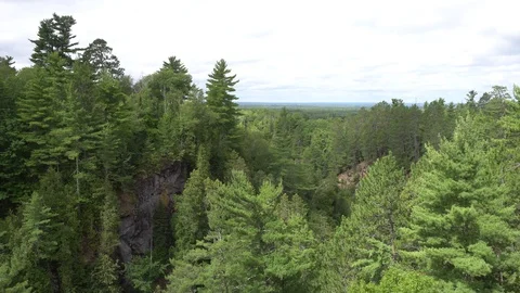 Pattison State Park View Point 스톡 동영상 116077613