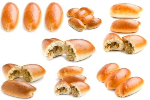 Patty with a cabbage Stock Photos