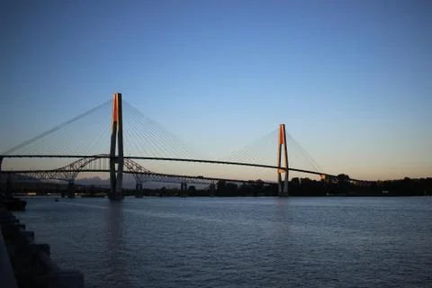 Patullo Bridge 스톡 사진