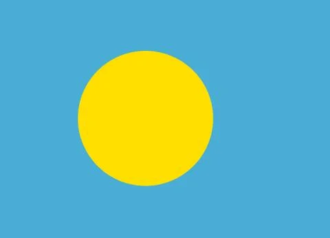 Pau flag vector イラスト素材