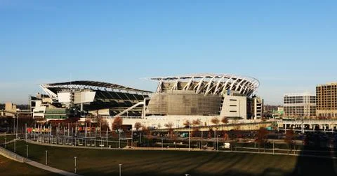 The Paul Brown Stadium in Cincinnati, Ohio home to the Cincinnati Bengals Fotos de archivo