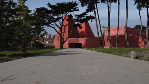 Paula Rego Museum Is Designed By Architect Eduardo Souto de Moura Stock Footage 134836769
