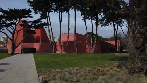Paula Rego Museum Is Designed By Architect Eduardo Souto de Moura Stock Footage 134836795