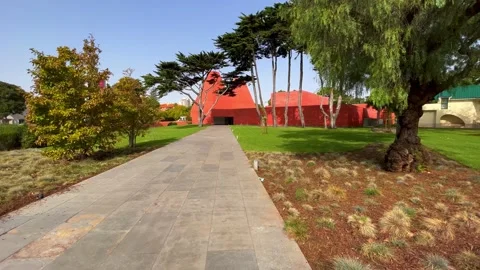 Paula Rego Museum Is Designed By Architect Eduardo Souto de Moura Stock Footage 218315638