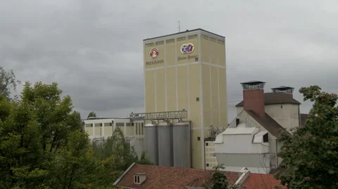 Paulaner Brewery Munich Video stock 43983998