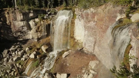 Paulina Creek Falls Stock Footage 44188929