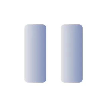 Pause button flat gradient color ui icon イラスト素材