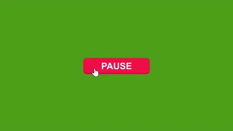 Pause Button Stock Footage 174650500