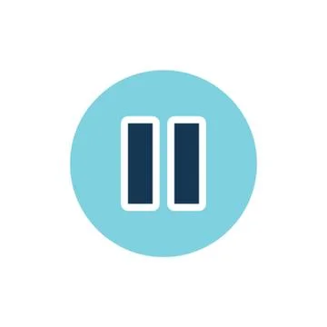 Pause Button Icon イラスト素材