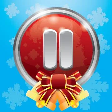 Pause Button Stock Illustration