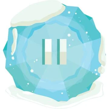 Pause Button Illustrazione stock