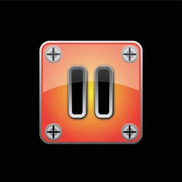 Pause Button Stock Illustration