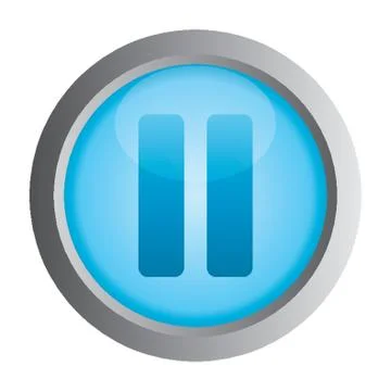 Pause Button Stock Illustration