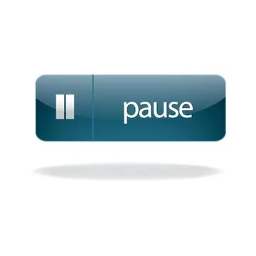 Pause Button Stock Illustration