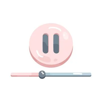 Pause button 스톡 일러스트