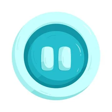 Pause button 스톡 일러스트