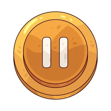 Pause Button illustration Stock Illustration