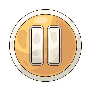 Pause Button illustration Stock Illustration