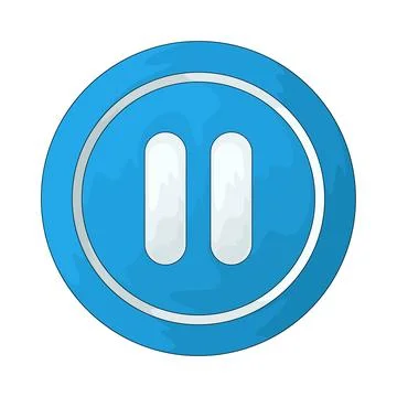 Pause Button illustration Stock Illustration