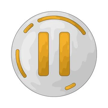 Pause Button illustration Stock Illustration