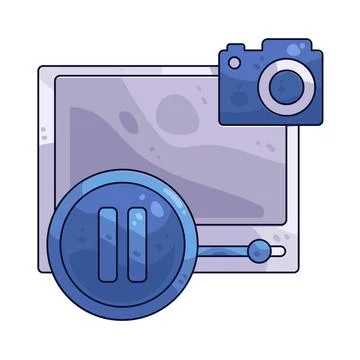 Pause Button illustration Stock Illustration