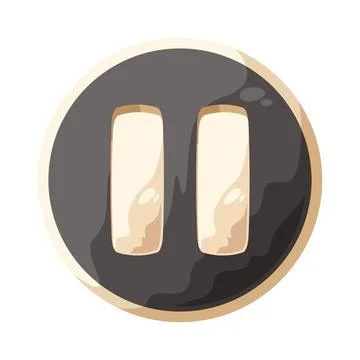 Pause Button illustration Stock Illustration