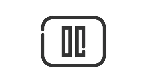 Pause Button on white background, animated icon. Stock Footage 237743259