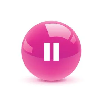 Pause icon web Stock Illustration