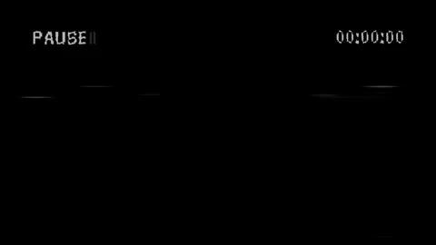 Pause screen VHS video tape animation on black background. 4K Video.	 Stockbeeldmateriaal 316393398