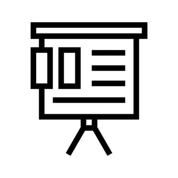 Pause Slide Presentation Icon Stock Illustration