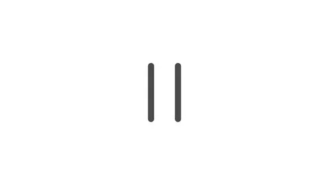 Pause Symbol Animating in Seamless Loop 動画素材 346649230