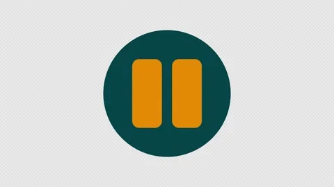 The pause symbol on transparent background. Stock Footage 151214592