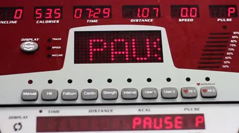 Pause text Stock Footage 22023176