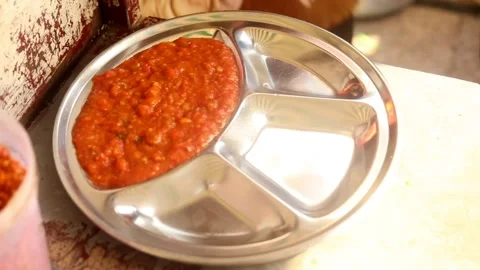 Pav Bhaji Stock Footage 133102840