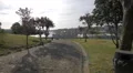 Paved path in Jardim do Morro in Gaia, Porto 4k or 4k+ Resolution