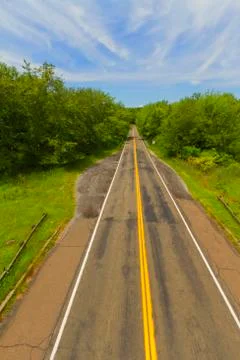 Paved road. Stock Photos