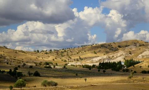 Paved road in Turkey Stock Photos