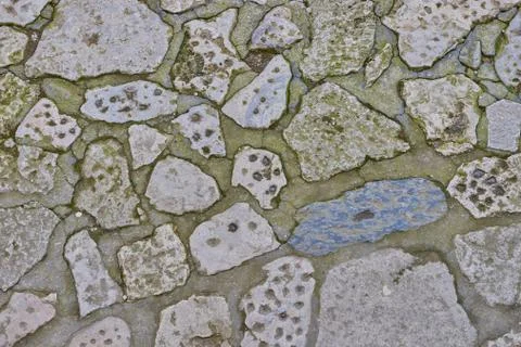 Paved stone road Stock Photos