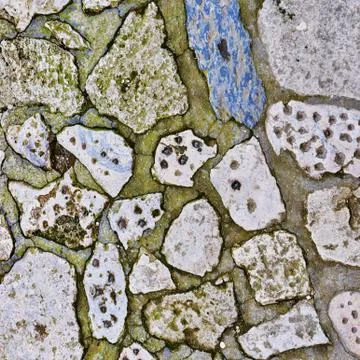 Paved stone road Stock Photos