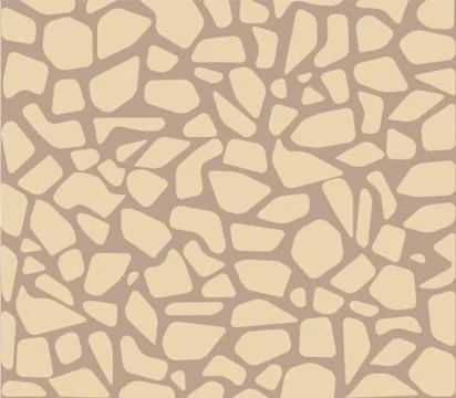 Paved Stone Seamless Pattern Pavement Texture Stock Illustration