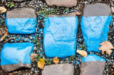 Paved street Stock Photos