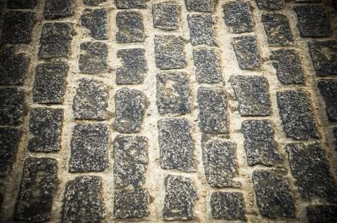 Paved street Foto stock