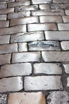 Paved street Foto stock