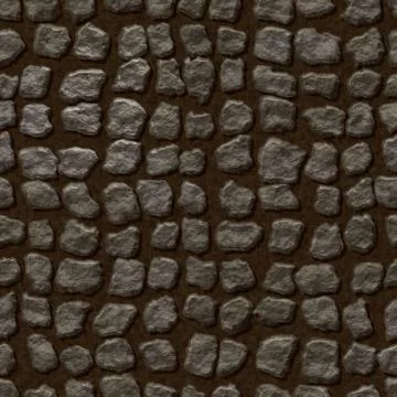Pavement abstract seamless generated hires texture Illustrazione stock