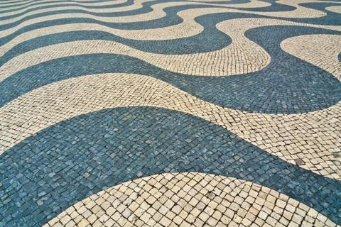 Pavement in belem Stock-Fotos