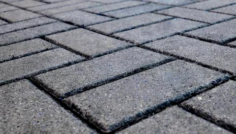 Pavement from the front Stock Photos